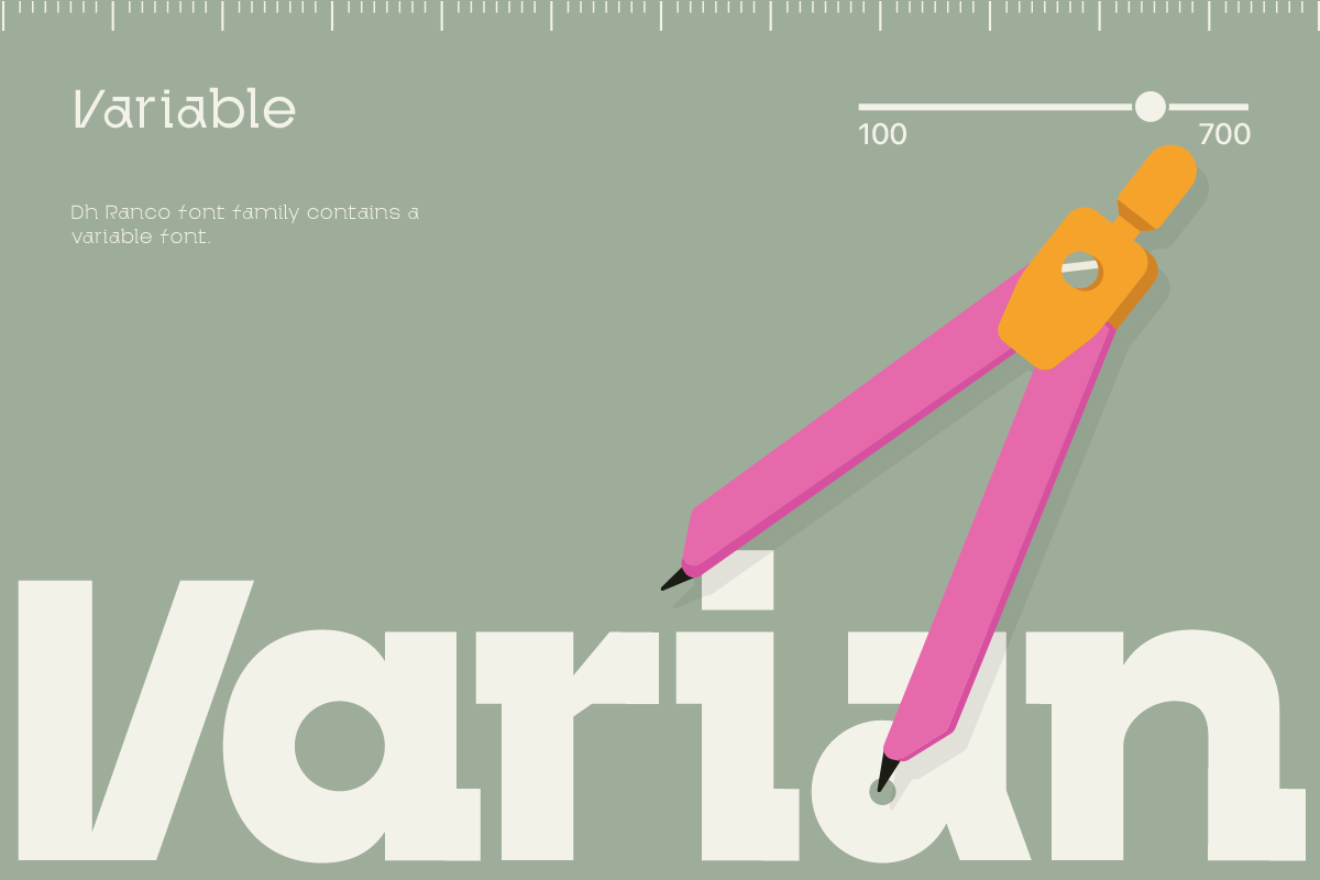 Ranclo - 7 Modern Minimalist Family, a Sans Serif Font by Dharmas Studio (Photo 5 of 17)
