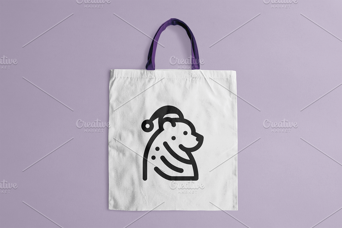 Bear Logo Christmas Hat, a Branding & Logo Template by Vectorium Studio (Photo 2 of 2)