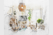Watercolor Photo Effect, a Layer Style Add-On by dx_vect (Thumbnail 2 of 3)