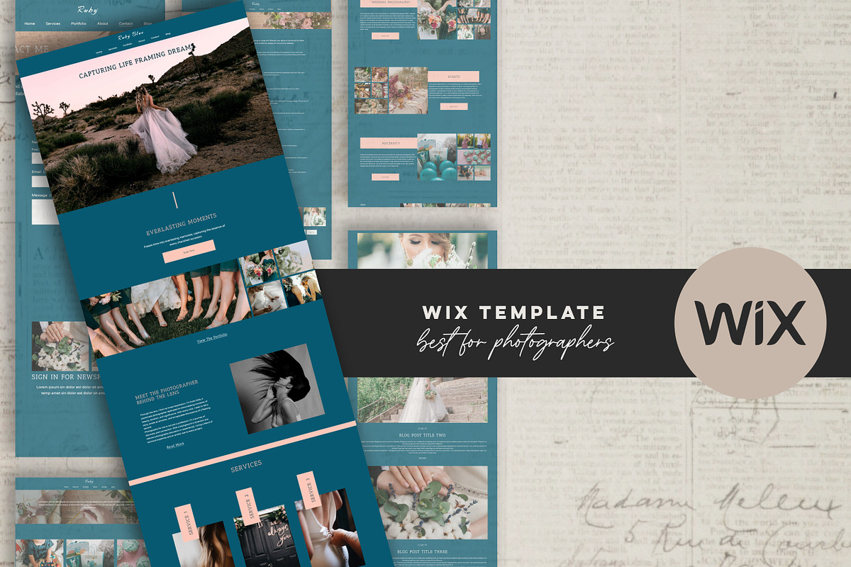 Wix Photography Website Template, a Wix Template by Design House (Photo 10 of 10)