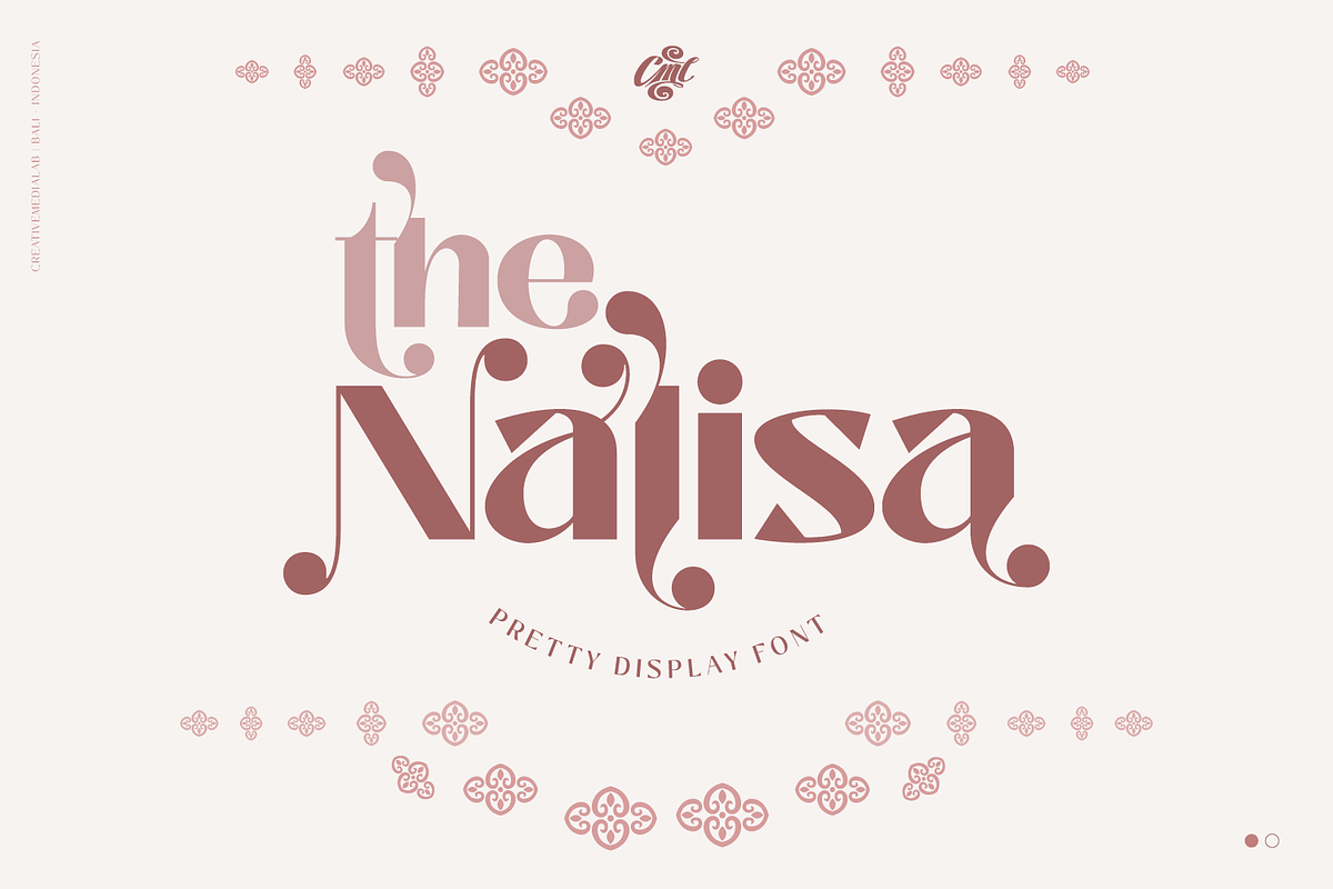 Nalisa Font - Modern beauty font, a Sans Serif Font by creativemedialab (Photo 1 of 10)