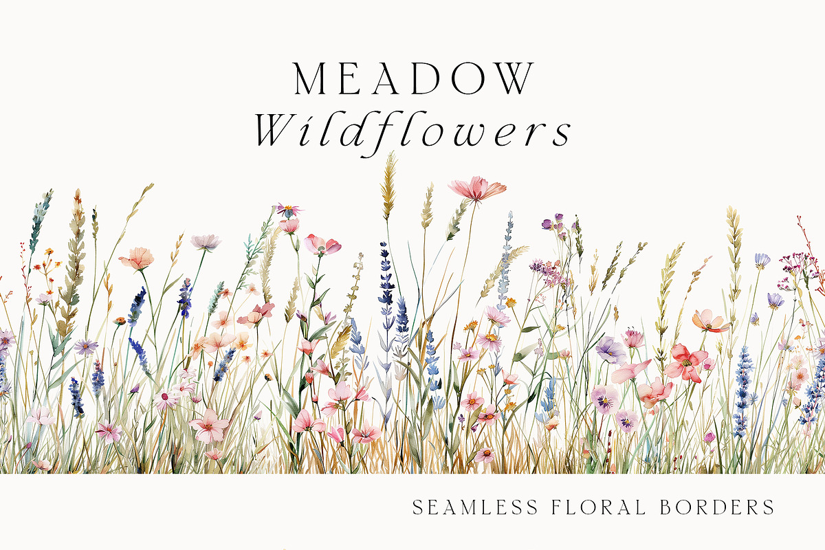 Waterolor Floral Borders Bundle, a Decorative Illustration by Lana Elanor (Photo 95 of 97)
