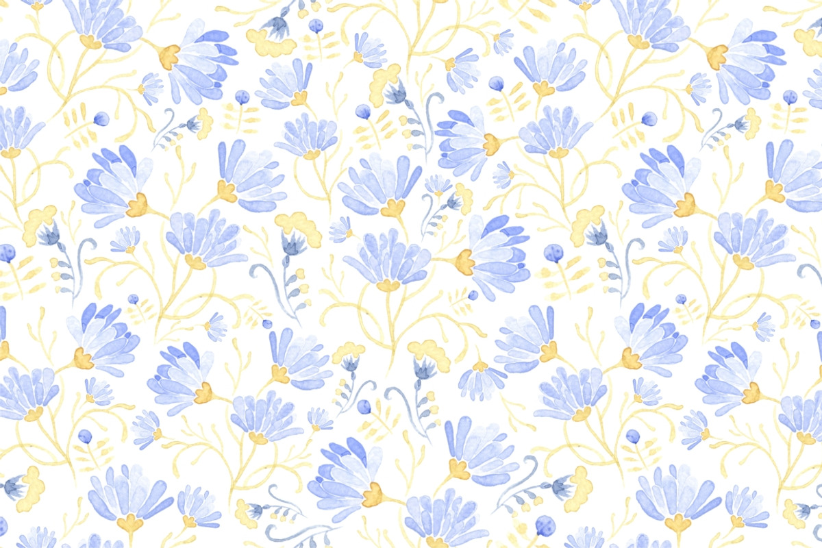 Watercolor seamless pattern, a Pattern Graphic by NataLito (Photo 5 of 5)