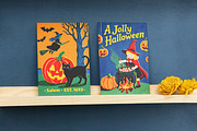 Vintage Halloween Card Illustrations, a Seasonal Illustration by Heather Green Designs (Thumbnail 4 of 9)