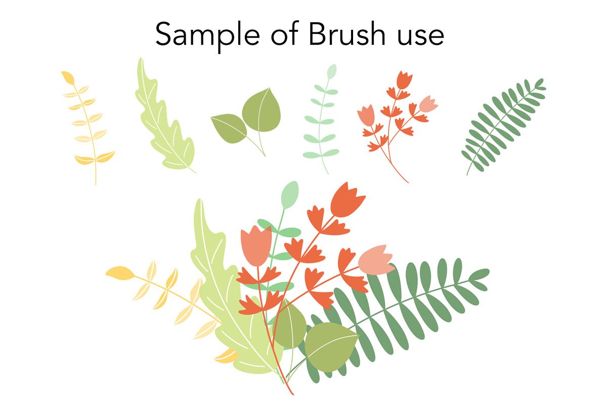 Lovely Floral Doodles, a Brush Add-On by Sense Library (Photo 3 of 30)