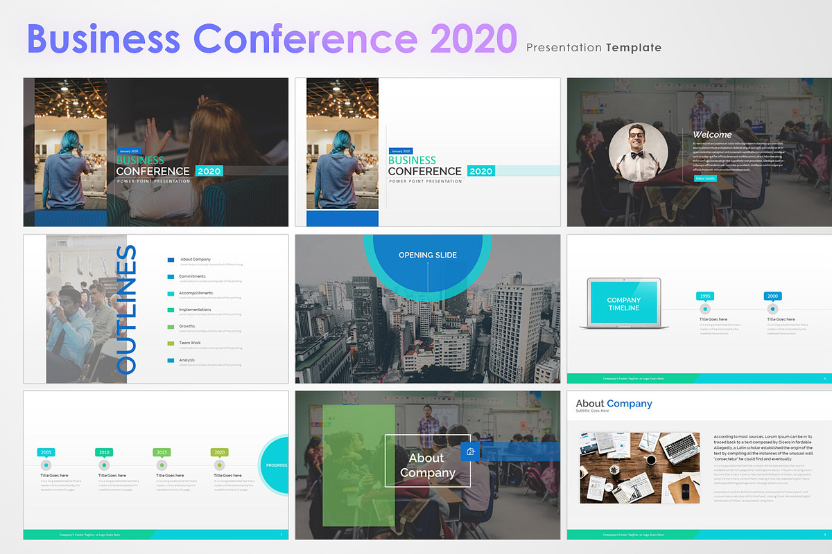 Business Conference Template, a Presentation Template by GraphicBerg (Photo 3 of 12)
