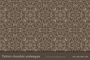 Arabesque seamless pattern