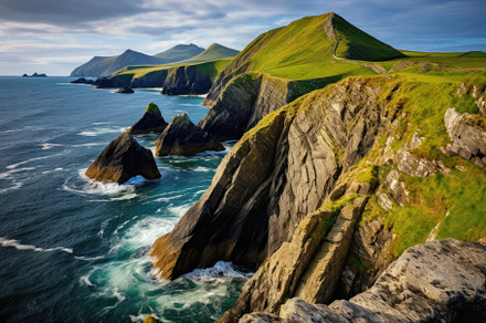 Panoramic view of the Faroe Islands,, a Photo by Iftikhar Alam