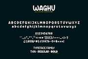 Waghu, a Sans Serif Font by twinstd (Thumbnail 11 of 11)