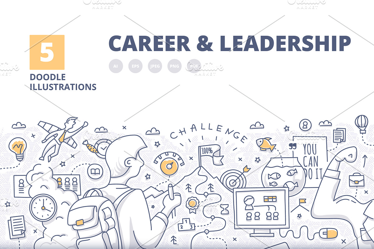 5 Concepts of Career & Leadership, a Work Illustration by Rassko (Photo 1 of 6)