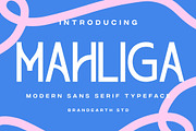 Mahliga – Modern Sans Serif Typeface, a Sans Serif Font by Brand Earth (Thumbnail 1 of 13)