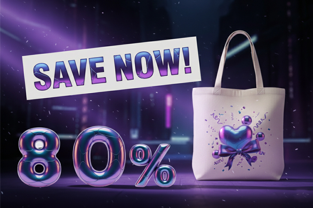 Cyber Party 3D Alphabet –Iridescent, an Illustration by 3d_model_tifotizi (Photo 3 of 4)