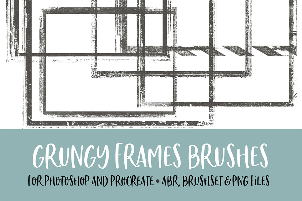 Grungy Frames 1 Brush for PS/PRO