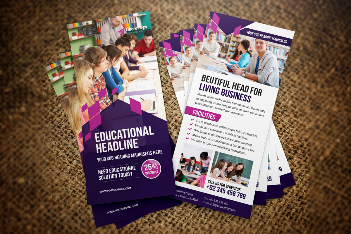 Rack Card DL Flyer Design v2, a Flyer Template by Miyaji75 (Photo 4 of 6)