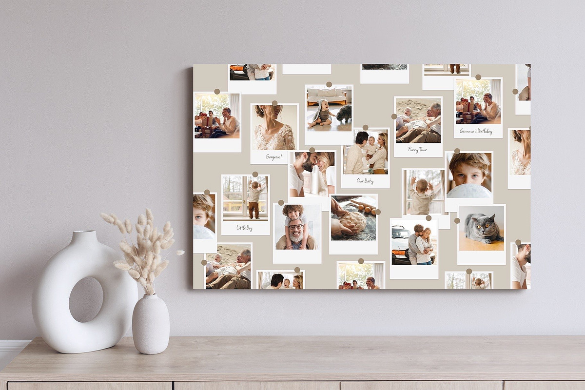 Polaroid Photo Collage Template, a Social Media Template by DesignerCandies (Photo 3 of 5)
