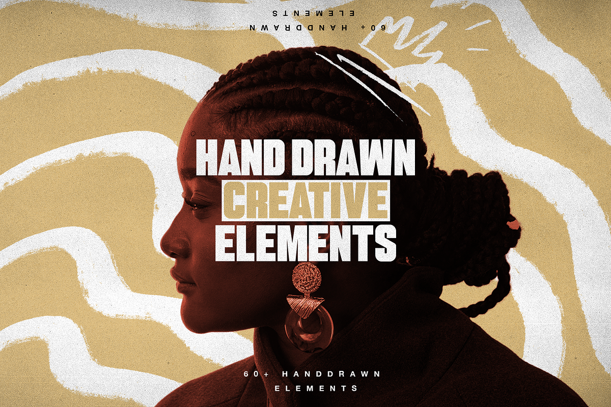 Hand Drawn Creative Elements, a Texture Graphic by Rodney Truitt Jr (Photo 1 of 5)