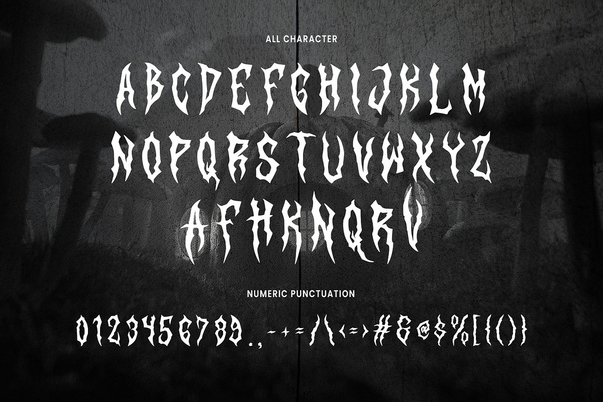 Rucatus Font, a Blackletter Font by Maulana Creative (Photo 3 of 7)