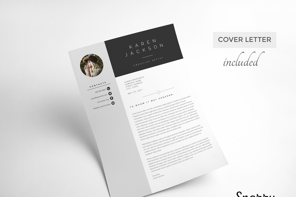 Creative Resume Template, a Resume Template by Comely Design Studio (Photo 2 of 4)