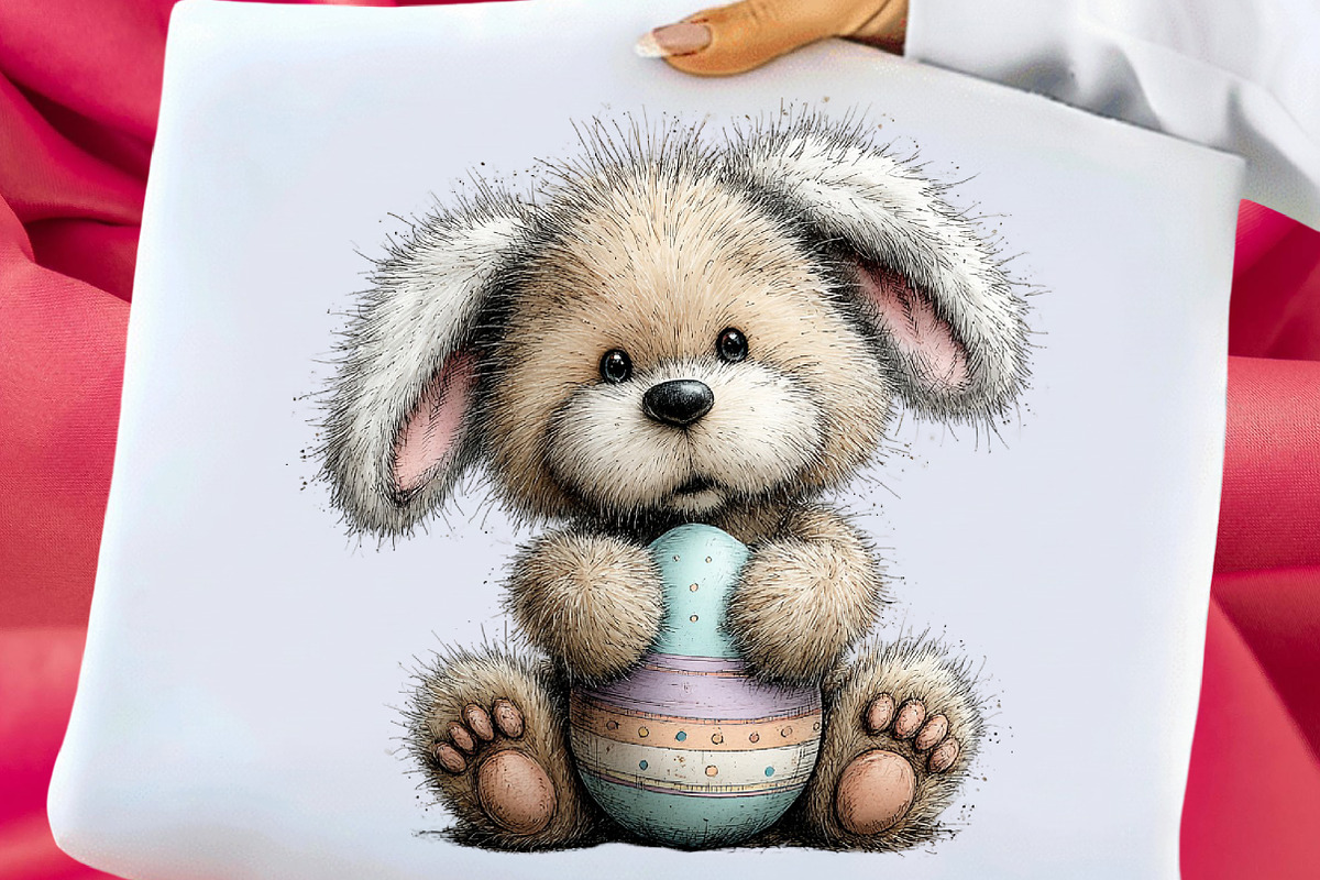 Whimsical Easter Teddy Bear Clipart, an Illustration by Libby Wishes (Photo 4 of 8)