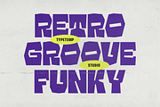 Grazion - Bold Retro Display Font, a Sans Serif Font by Typetemp Studio (Thumbnail 2 of 15)