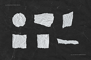 36 White Ripped Crumpled Old Papers, a Texture Graphic by Ksuview (Thumbnail 7 of 9)