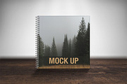 SALE - Spiral Book Cover Mockup, a Print Template by attraax (Thumbnail 3 of 4)