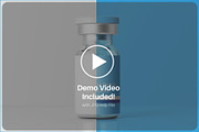 Vaccine Glass Vial Bottle Mockup Set, a Packaging Mockup by Remnand Studio (Thumbnail 7 of 10)