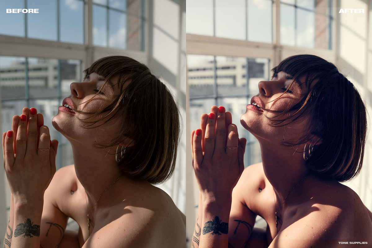 Cinematic Film LUT Presets Photoshop, a Preset Add-On by TONE SUPPLIES (Photo 3 of 10)
