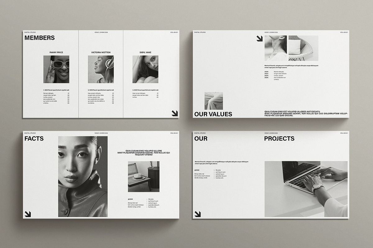 Portfolio Presentation Template, a Presentation Template by RedGiant (Photo 4 of 6)
