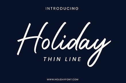 Holiday Thin Line
