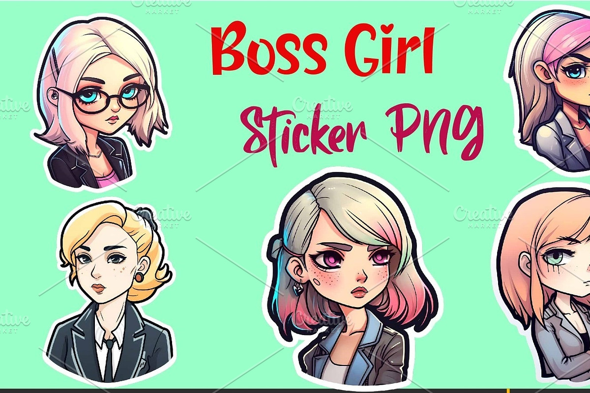 Girl Boss Clipart, Boss Babe sticker, an Object Illustration by ARTify Illustrations (Photo 1 of 5)