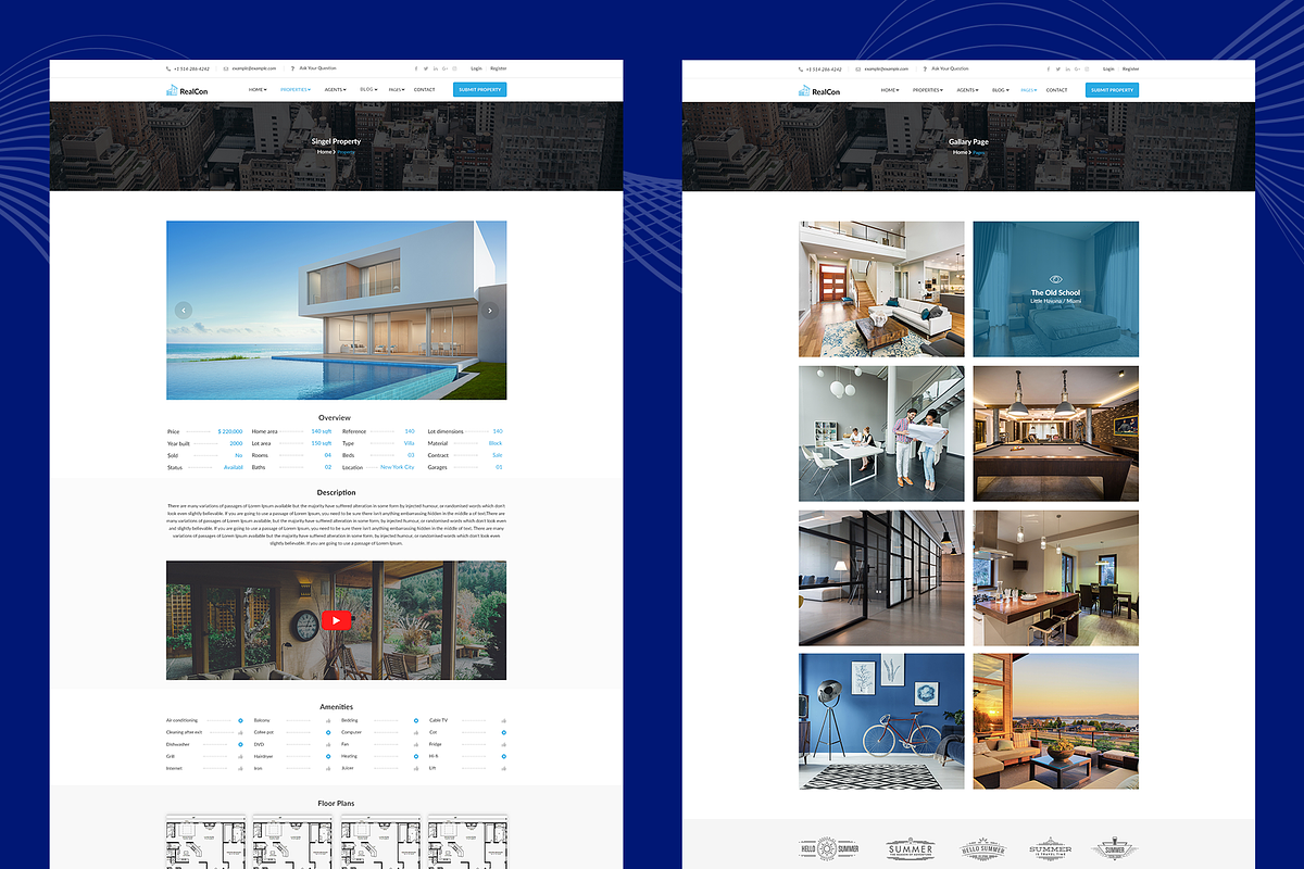 RealCon - Real Estate HTML Template, a HTML Template by THESOFTKING (Photo 3 of 3)