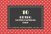 Retro Dotted Patterns, a Pattern Graphic by Mark Borbely (Thumbnail 1 of 4)