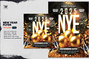 New Year Eve Flyer Template, a Flyer Template by Tarommir (Thumbnail 1 of 4)