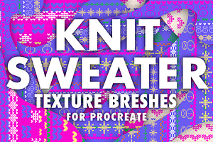 Christmas Knit Sweater Brushes