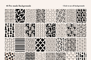Bohemian Patterns & Backgrounds, a Pattern Graphic by Felizabeth Design (Thumbnail 10 of 11)