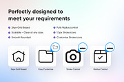 Xnix Pro Icon - Line Style, an Outline Icon by SyalUIUX (Thumbnail 3 of 6)