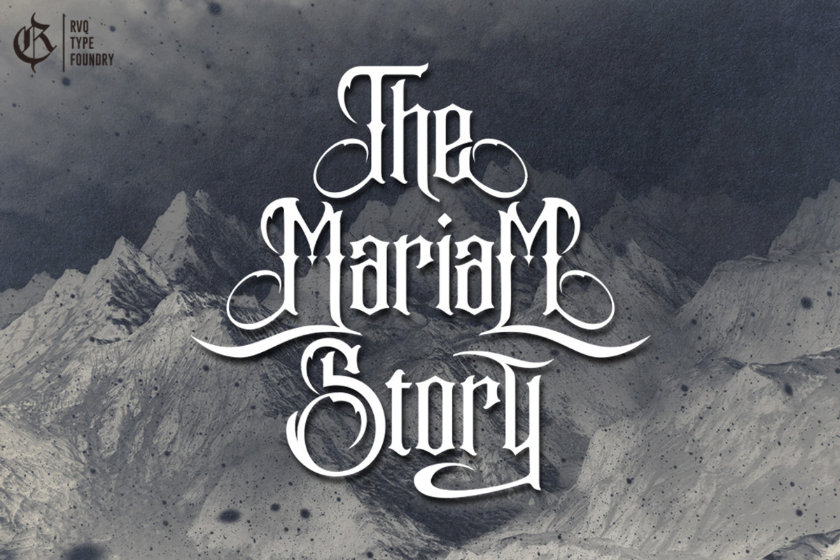 Blackletter Font Bundle, a Blackletter Font by Rvq Type Foundry (Photo 12 of 17)