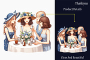 Navy Blue Spring Friends Watercolor, a Graphic by designcity5 (Thumbnail 5 of 5)