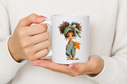 Whimsical Fall Autumn Kids Clipart, a Seasonal Illustration by Canvas Craft (Thumbnail 9 of 10)