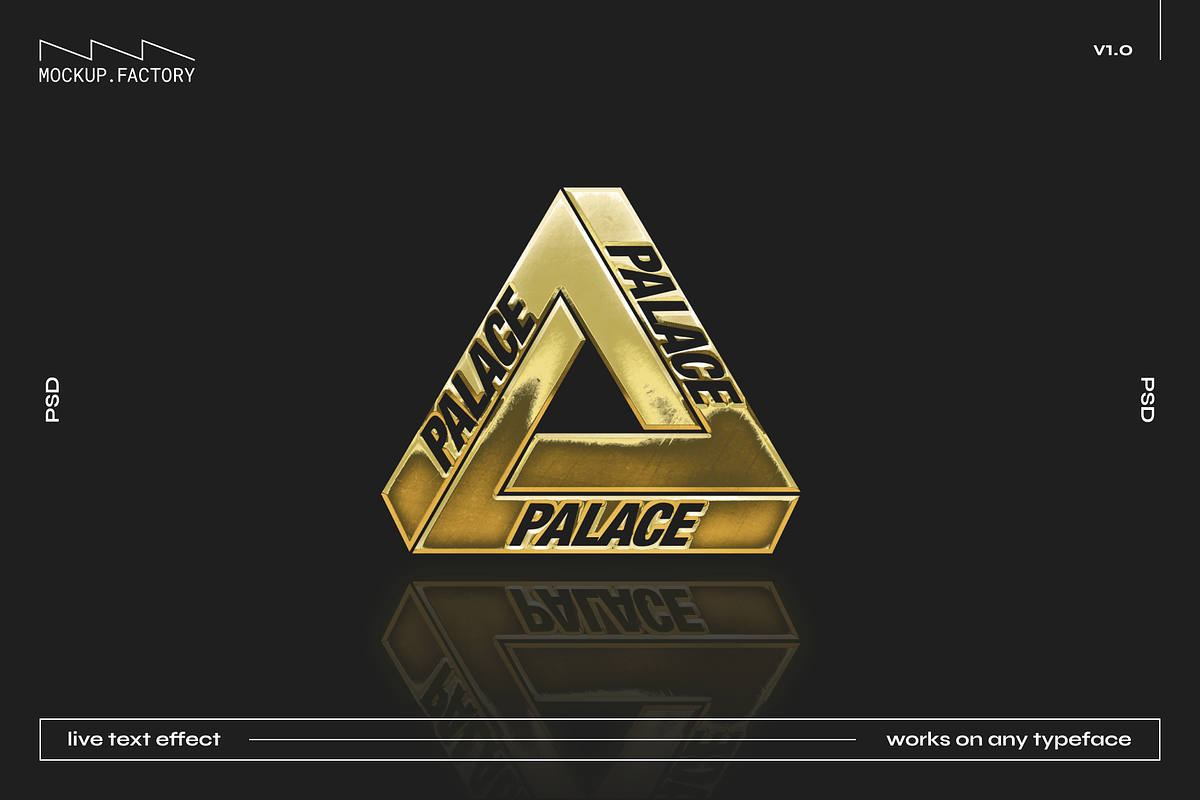 Gold | Live Type & Vector Effect, an Object Graphic by Mockup.Factory (Photo 1 of 7)
