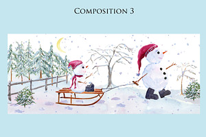 Frosty Fun Kit: Winter Clip Art