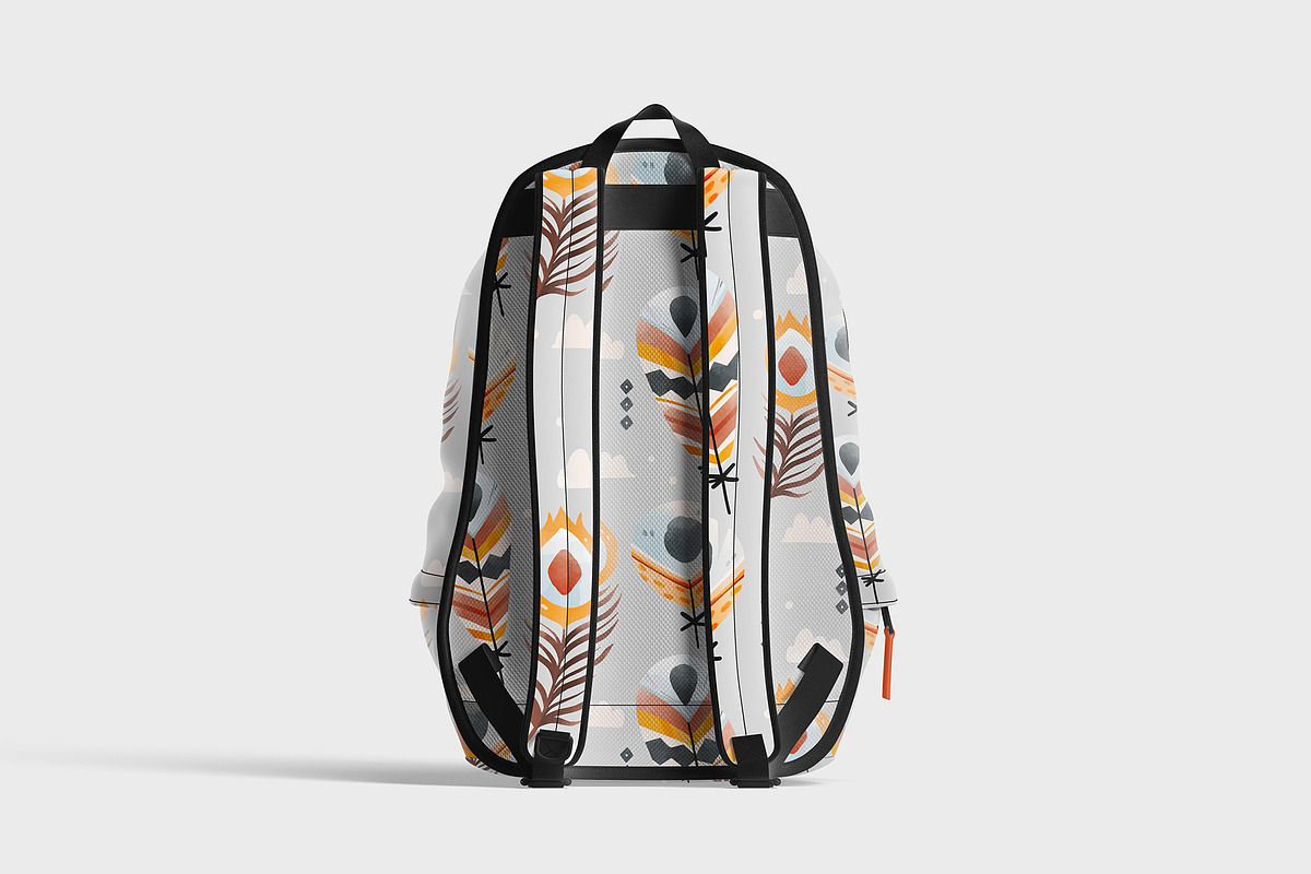 Backpack mockup, book bag mockup, a Packaging Mockup by GraphicVil (Photo 6 of 9)
