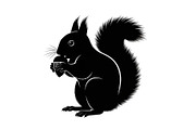 Black Squirrel Vector Icon Bundle, an Illustration by jahid234 (Thumbnail 49 of 51)