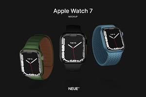 Apple Watch 7 Mockup