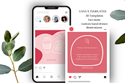Canva Social Media Template Bundle, a Social Media Template by Little Creative Scribbles (Thumbnail 4 of 9)