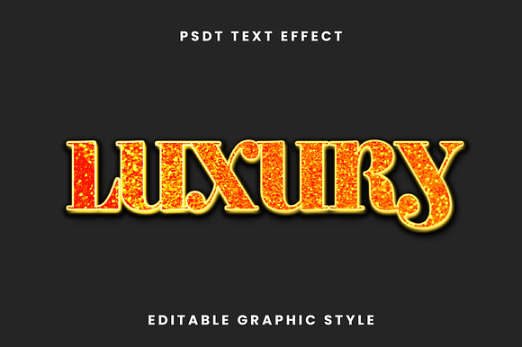 Luxury Glitter Text Effect preview 2