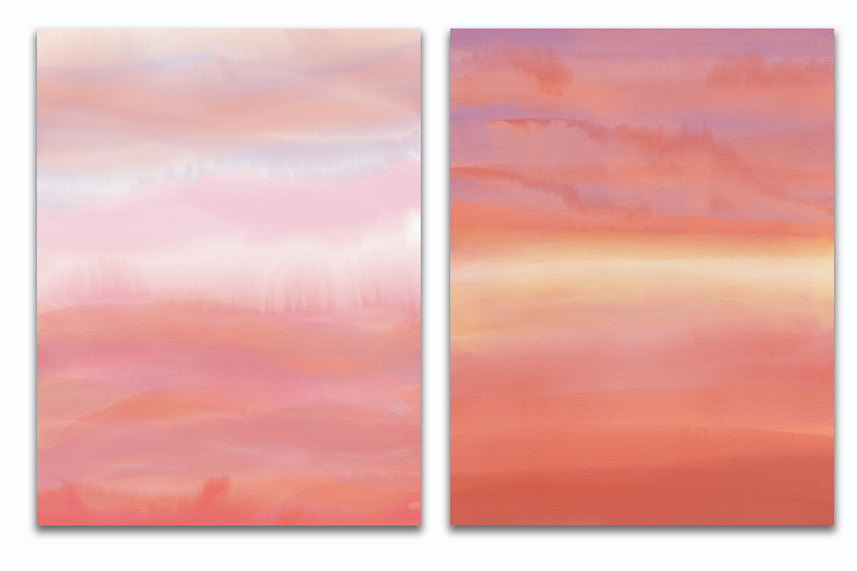 Сoral sky background, a Texture Graphic by GraphicRain (Photo 4 of 4)