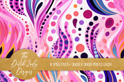 Seamless Whimsical Carnival Patterns, a Pattern Graphic by The Dutch Lady Designs (Thumbnail 3 of 5)