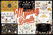 Botany & Halloween mystery BUNDLE, a Decorative Illustration by Ruslana Lubenets (Thumbnail 1 of 47)